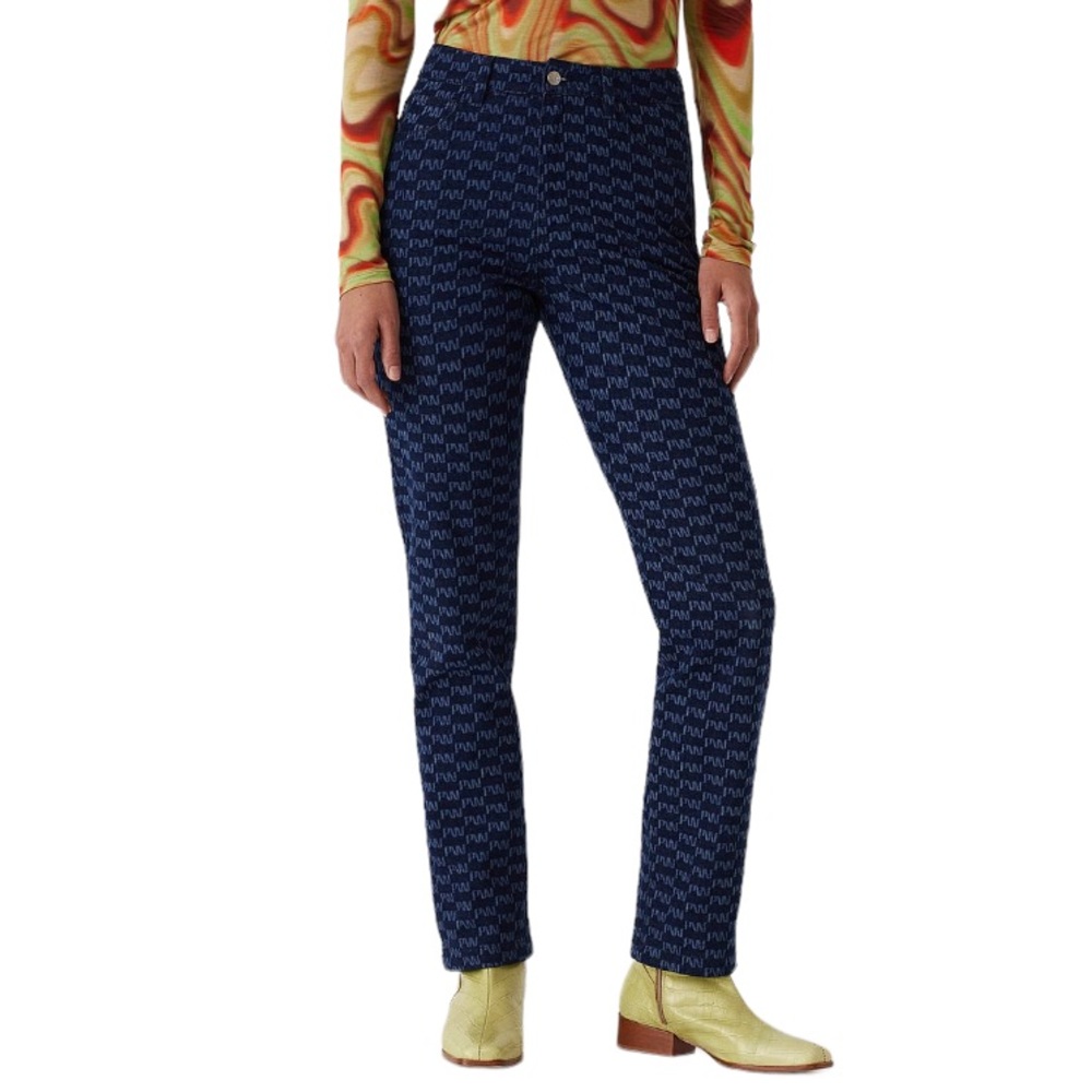 Paloma Wool Keira monogram jeans size EU 34 or US 2